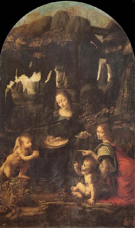 LEONARDO da Vinci The Virgin of the rocks Germany oil painting art